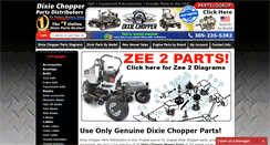 Desktop Screenshot of dixiechopperpartsdistributors.com