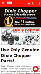 Mobile Screenshot of dixiechopperpartsdistributors.com
